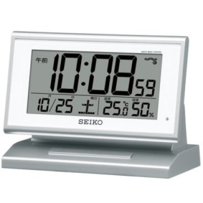 画像1: ギフトにおすすめの安心感のある自動点灯タイプのデジタル電波時計