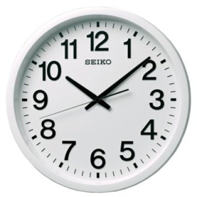 画像1: シンプルなデザイン見やすい文字盤の掛け時計。衛星電波掛時計