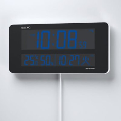 画像3: SEIKO シリーズC3「Clear」の美しい表示70色液晶デジタル掛時計