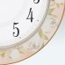 画像2: 花柄模様が気品漂うデザイン掛時計（ピンク） (2)