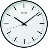 SEIKO STANDART/アナログクロック（ブラック）大