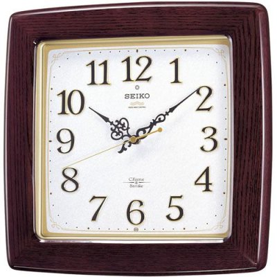 画像1: ウエストミンスター・チャイムの木枠掛け時計