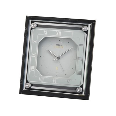 画像1: シャープな輝きを放つモダンなデザイン置き時計