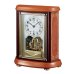 画像1: 木象嵌の華麗な上質なデザイン置時計 (1)