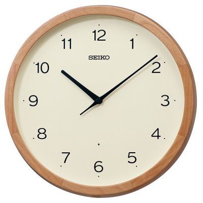 画像1: ナチュラルで柔らかい質感のデザイン掛け時計