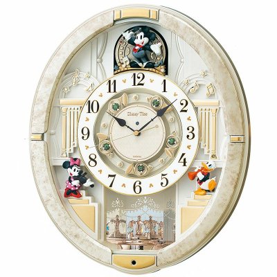 画像1: ディズニーの名曲をミッキーたちが奏でる華やかなからくり時計