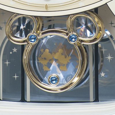 画像2: ディズニーキャラクターミッキー の飾り振り子が魅力 メロディ付き掛時計