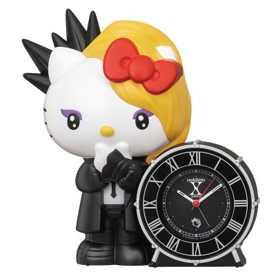 画像1: X JAPAN YOSHIKI kitty おしゃべり目覚まし時計（予約商品）