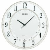 スタイリッシュな薄型デザインソーラークロック