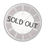 無垢の木枠薄型電波クロック