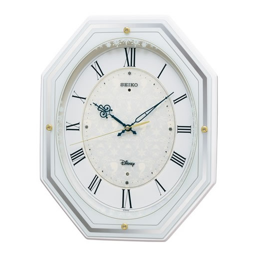 あの感動がよみがえる品格と華やかなワンランク上の時計 アナと雪の女王 をデザインした掛時計 Seiko Fs505w