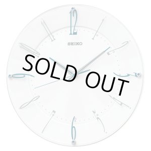 画像: モダンで上質な空間にマッチするインテリア掛時計（ブルー）