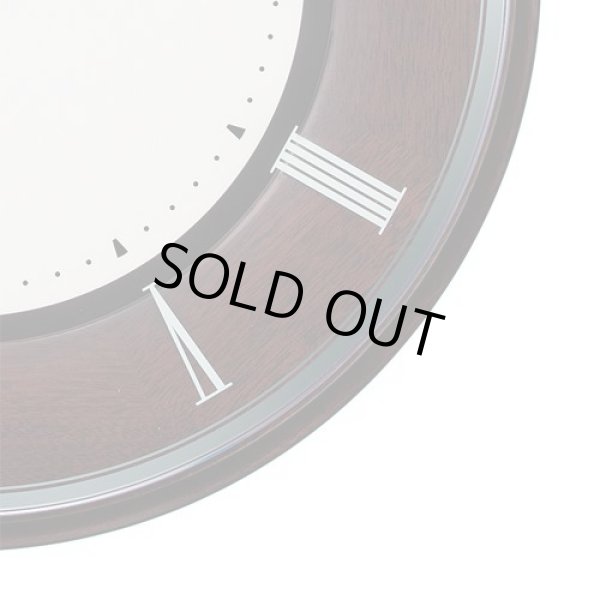 画像2: 無垢の木枠薄型電波クロック