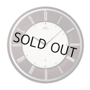 画像: 無垢の木枠薄型電波クロック