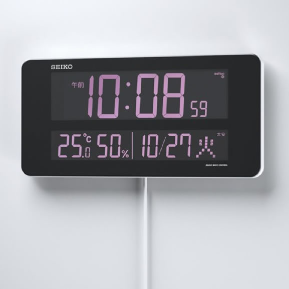 画像5: SEIKO シリーズC3「Clear」の美しい表示70色液晶デジタル掛時計