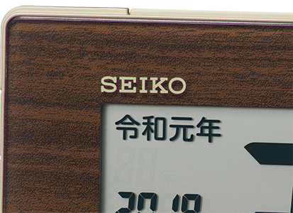 画像: 新元号「令和」と西暦を同時に表示 カレンダーデジタル時計