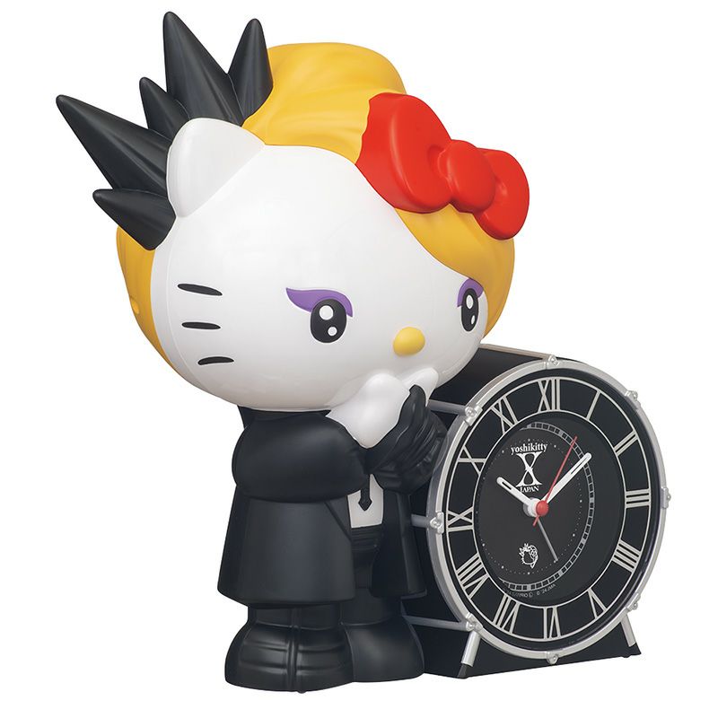 画像2: X JAPAN YOSHIKI kitty おしゃべり目覚まし時計（予約商品）