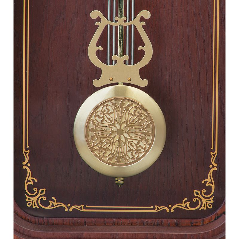 画像3: アンティークな高級木材振り子掛け時計